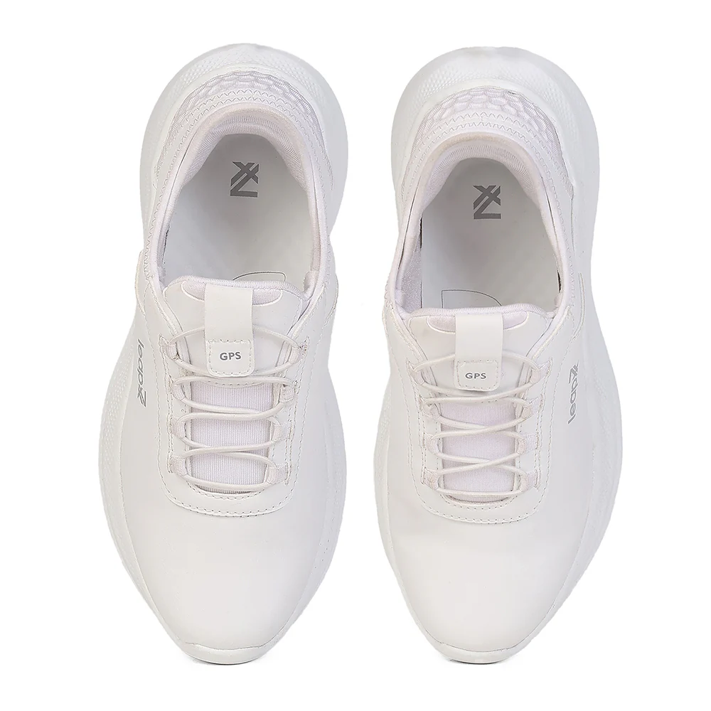 Leap7X EAZYSCHL-1 White School Non Lacing Uniform Shoes for Kids by Liberty - Image 6