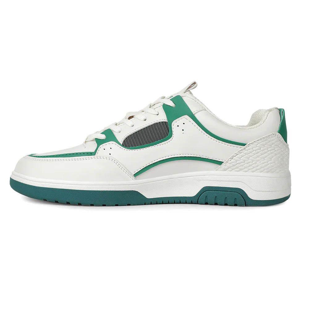 LEAP7X Green Casual Lacing Sneakers for Men JETSTEP-E by Liberty - Image 5