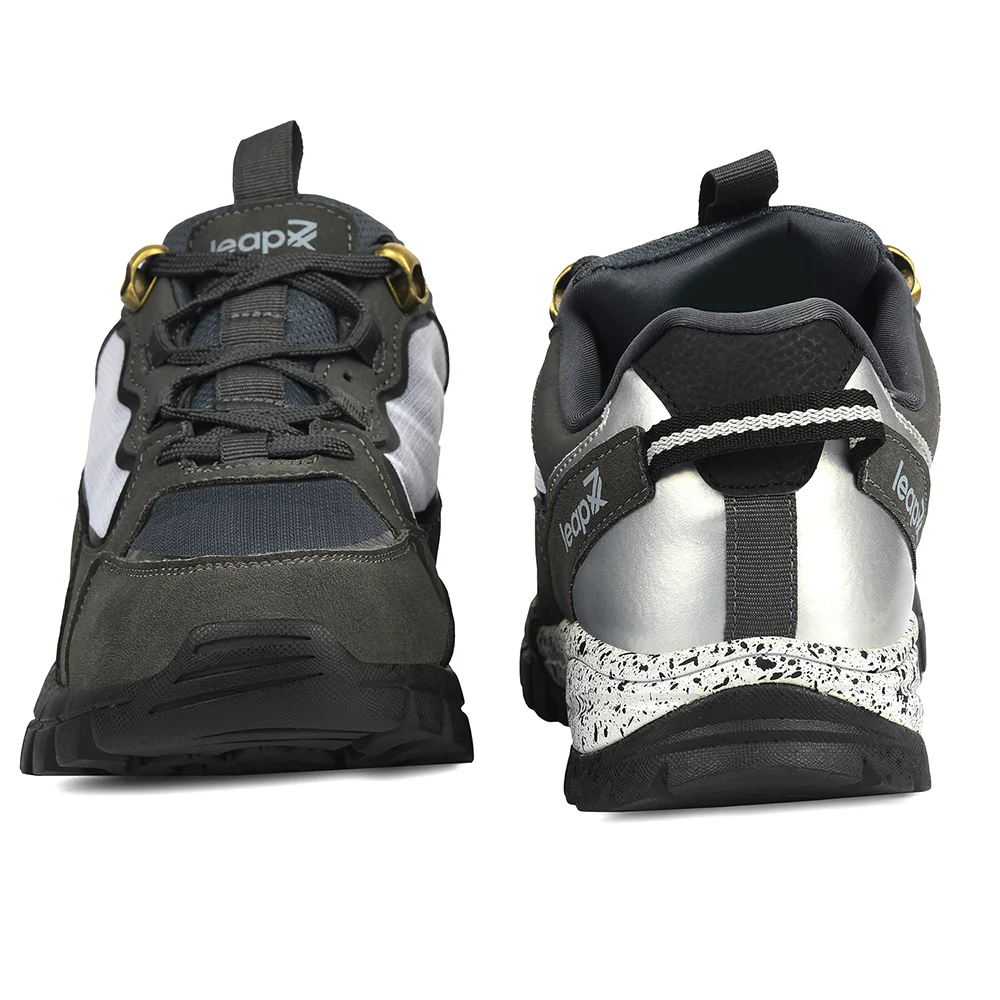 Leap7x Grey Sports Lacing Running Shoes For Men MOUNTAIN2 By Liberty - Image 6