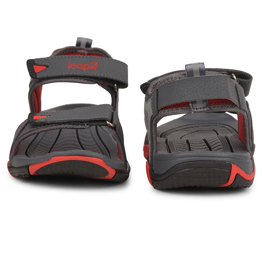 Leap7x Grey Sporty Casual Sandal For Men BLAIR-13 By Liberty - Image 6