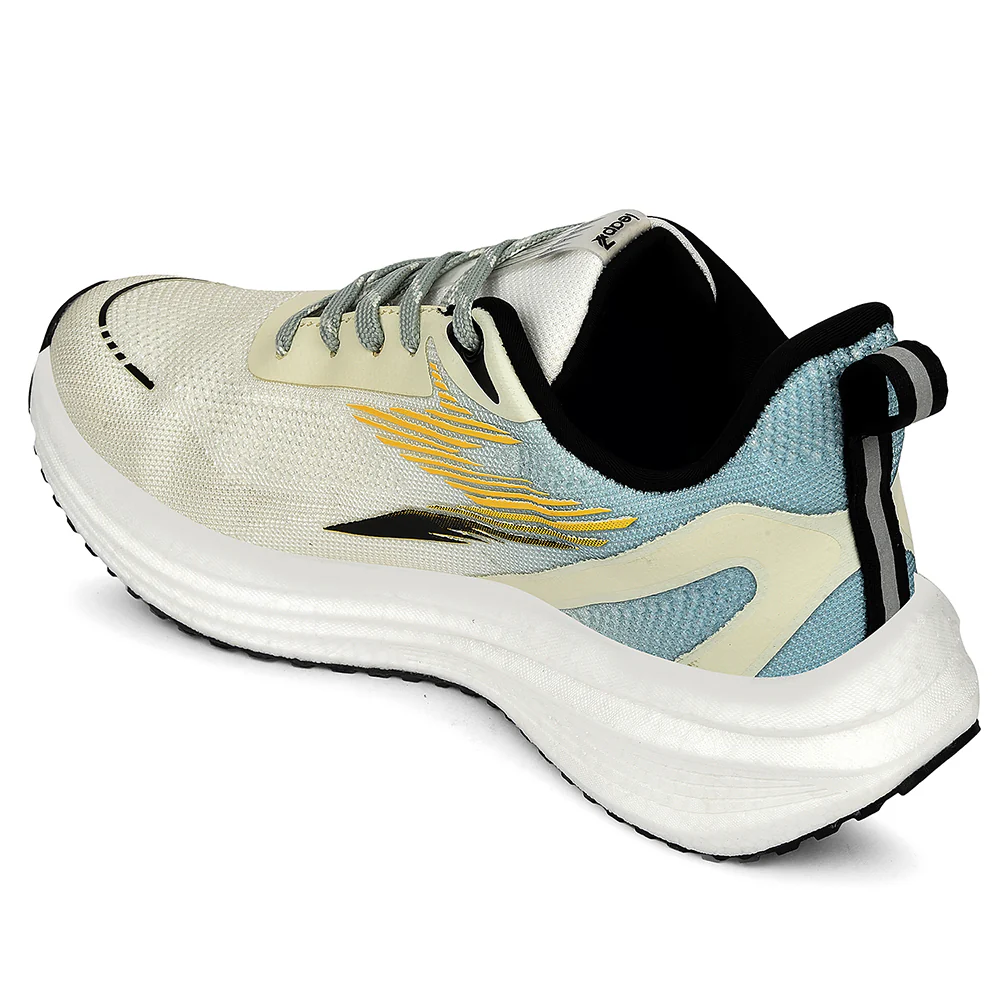 Leap7x Mustard Sports Lacing Running Shoes For Men WASHINGTON By Liberty - Image 5