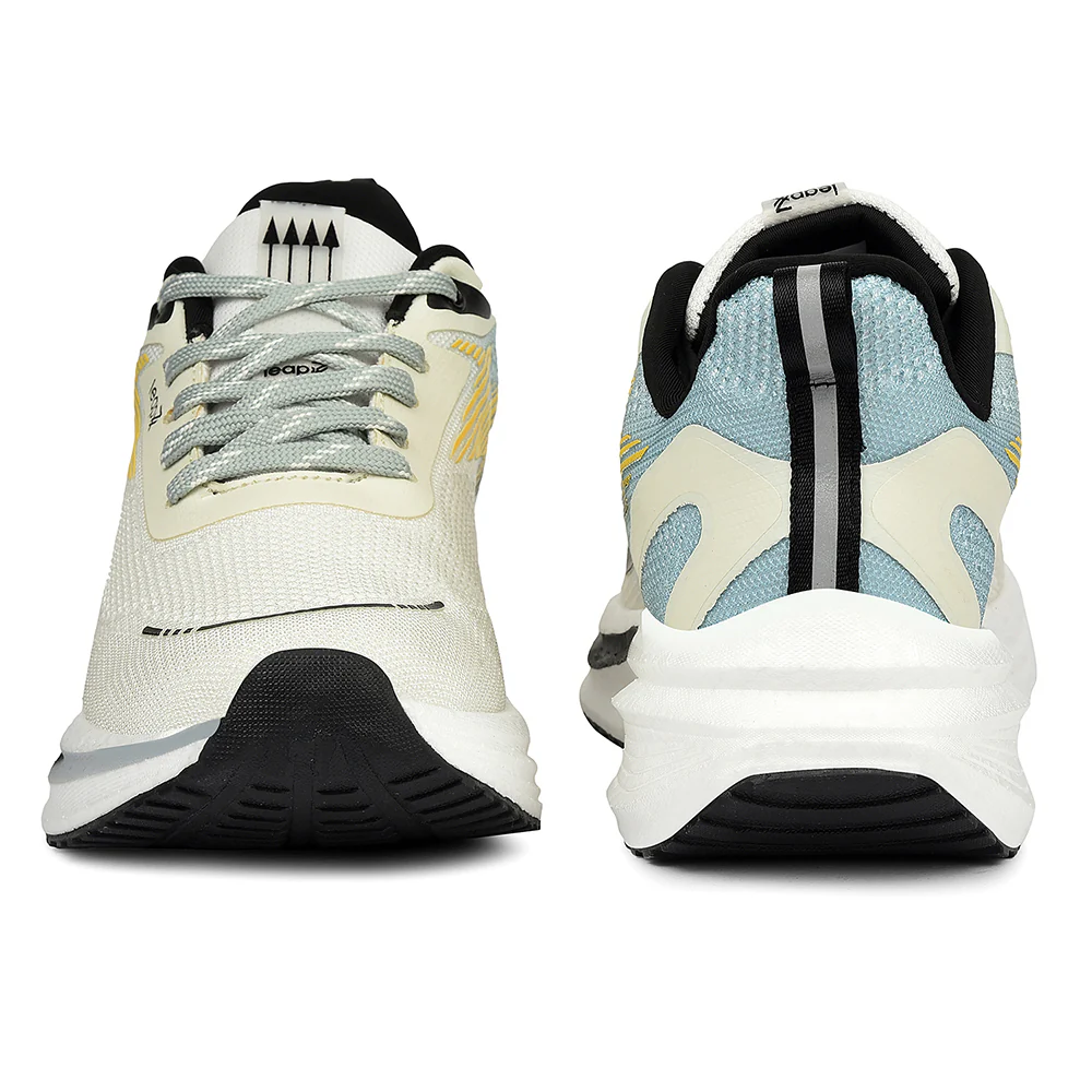 Leap7x Mustard Sports Lacing Running Shoes For Men WASHINGTON By Liberty - Image 6