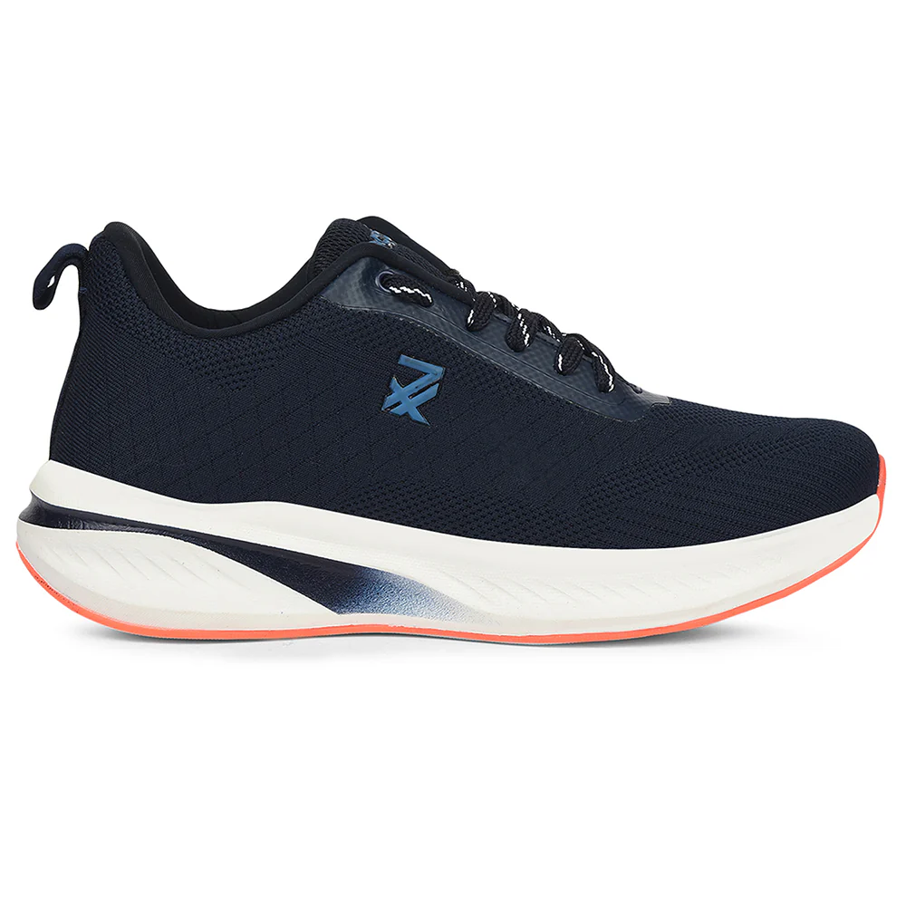 Leap7x Navy Blue Sports Lacing Running Shoes For Men GHD-1 By Liberty - Image 2