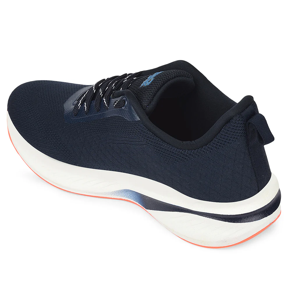Leap7x Navy Blue Sports Lacing Running Shoes For Men GHD-1 By Liberty - Image 5