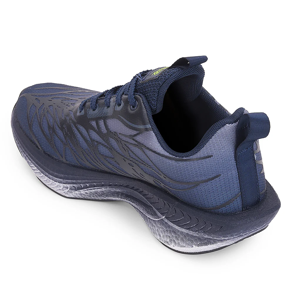 Leap7x Navy Blue Sports Lacing Running Shoes For Men XLM-01 By Liberty - Image 6