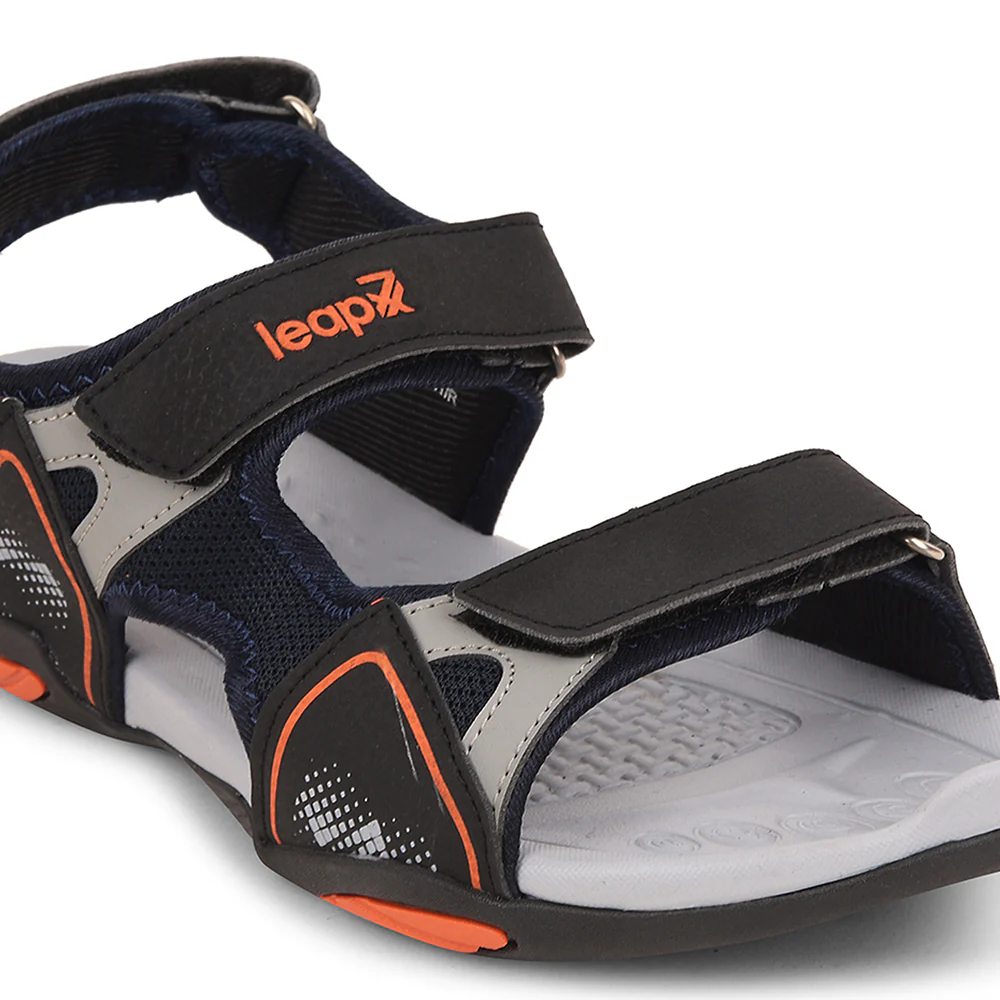 Leap7x Navy Blue Sporty Casual Sandal For Men XYLO-M15 By Liberty - Image 5