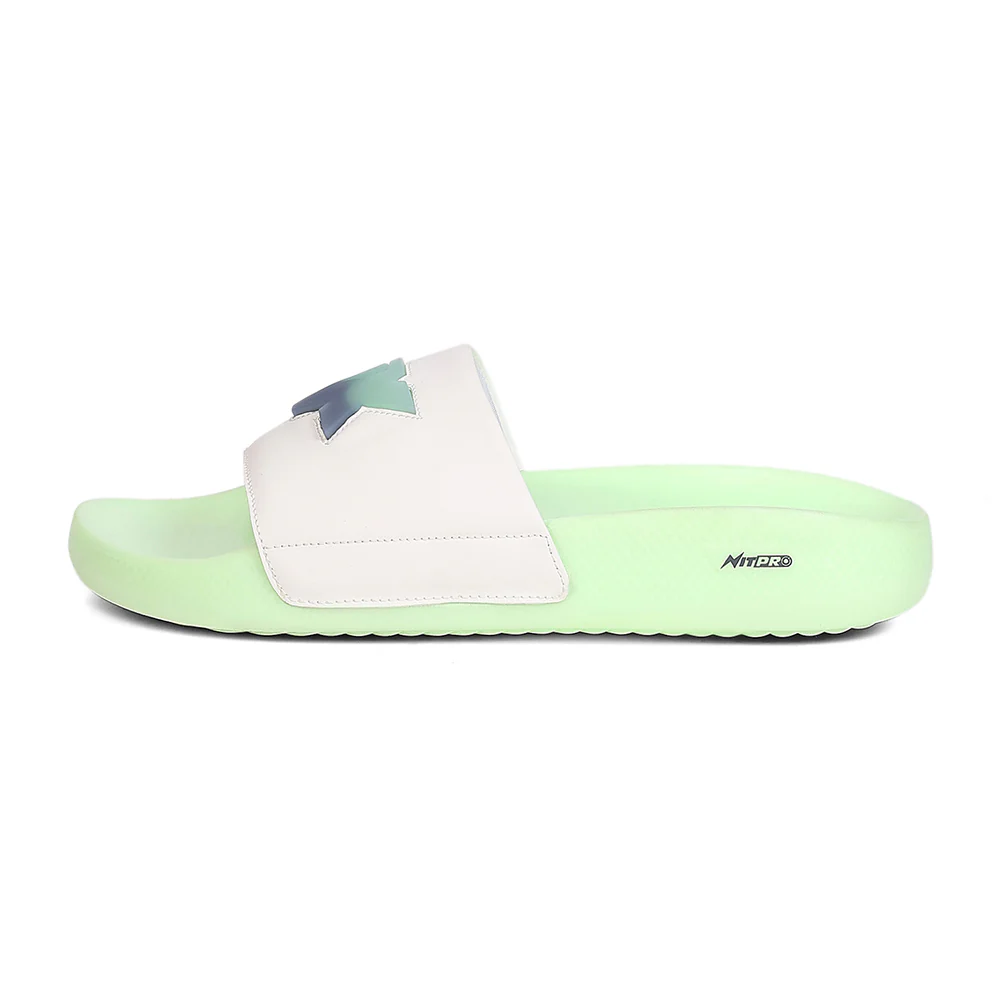 Leap7X NITWALK-30 White Casual Slip-on Slides for Men by Liberty - Image 5