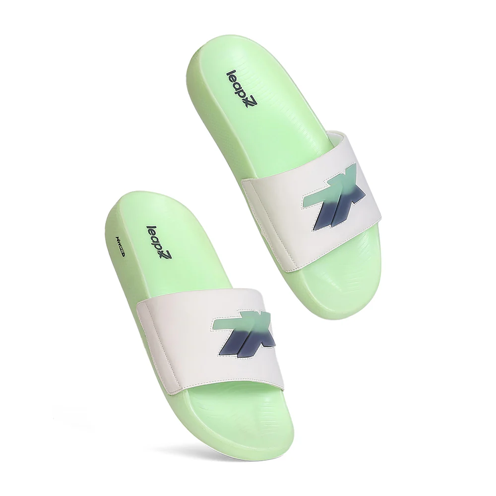 Leap7X NITWALK-30 White Casual Slip-on Slides for Men by Liberty - Image 7