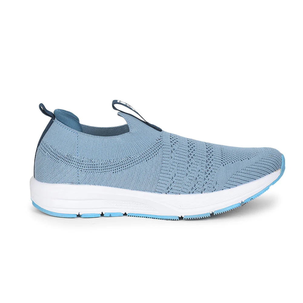 Leap7x Non Lacing Sports Shoes For Ladies (S.Blue) PERTH-10 By Liberty - Image 2