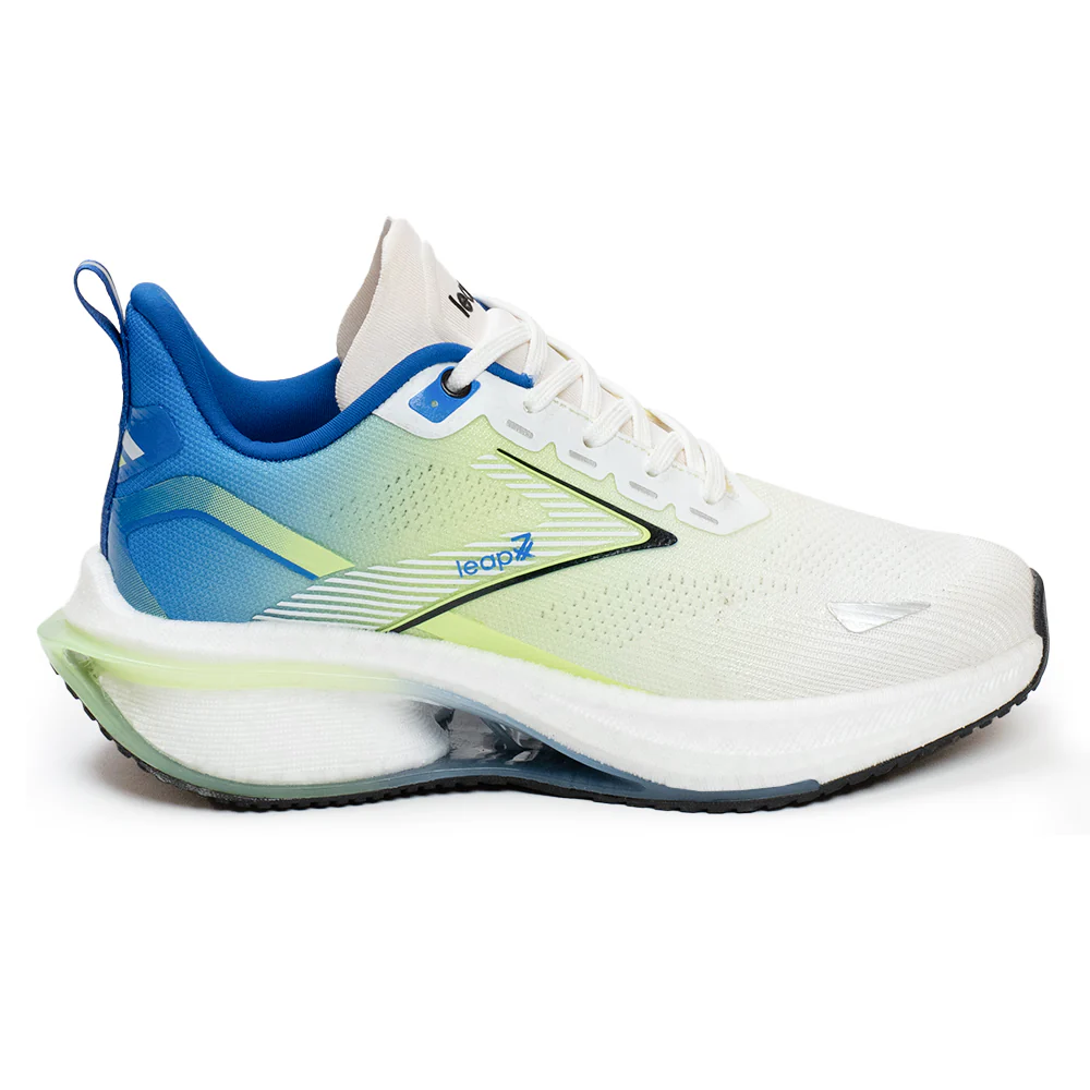 Leap7x Parrot Green Sports Lacing Running Shoes For Men MOSCOW-6 By Liberty - Image 2