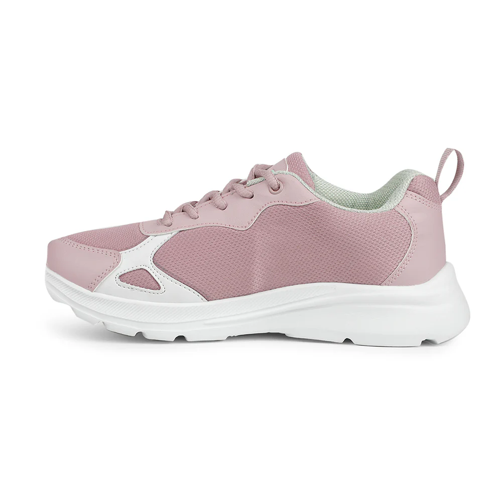 Leap7x Peach Casual Lacing Shoes For Kids TRAVEL 1L By Liberty - Image 3