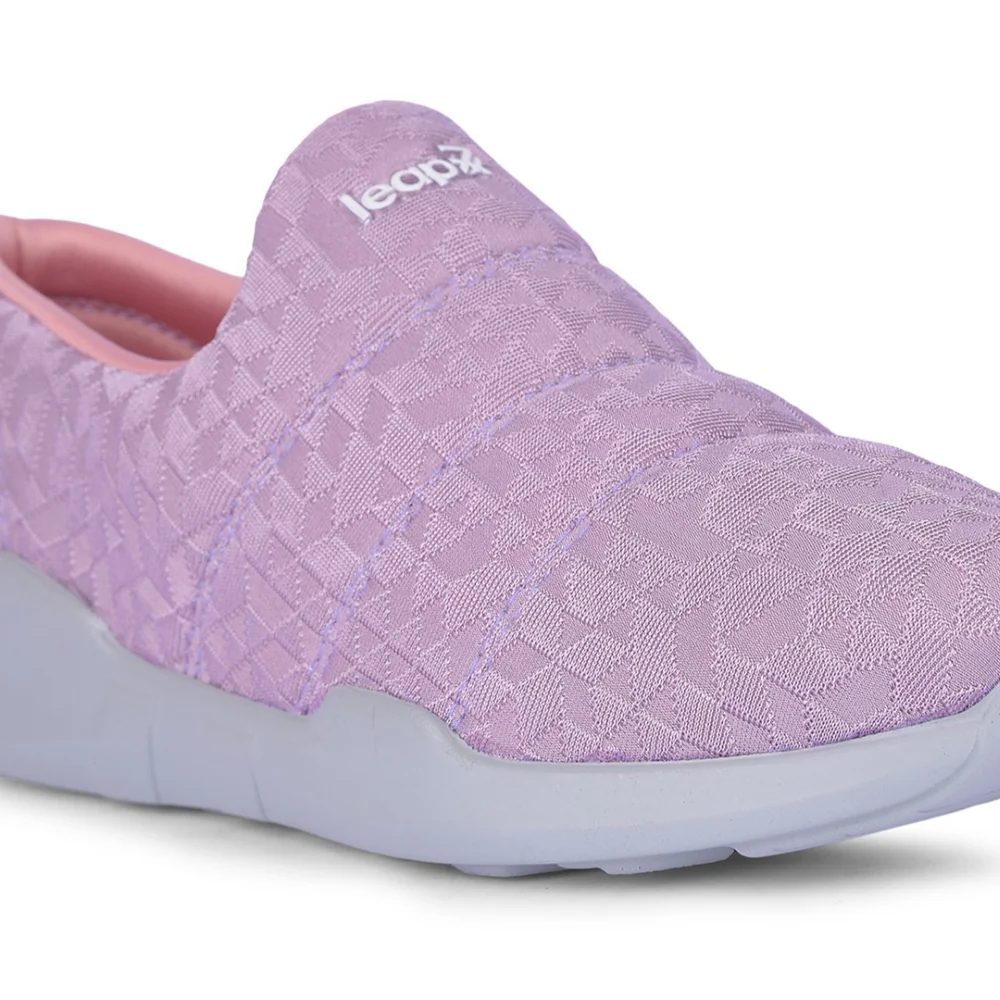Leap7x Pink Non Lacing Casual Shoes For Women AVILA-96 By Liberty - Image 5