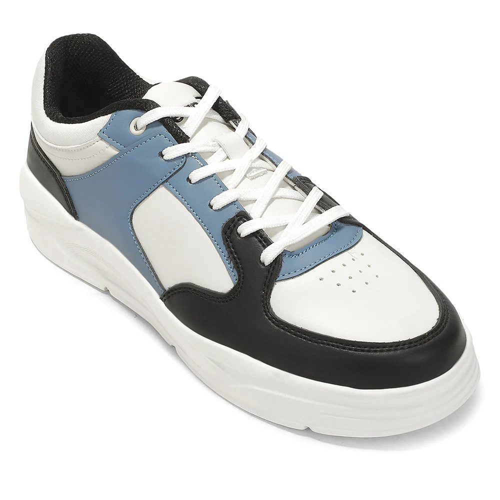 LEAP7X Royal Blue Casual Lacing Sneakers for Men OCIANSTEPE by Liberty