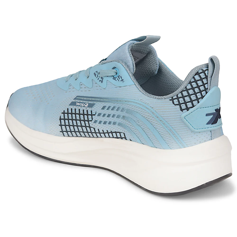 Leap7x Sky Blue Sports Lacing Running Shoes For Men KAPSTER-1 By Liberty - Image 4