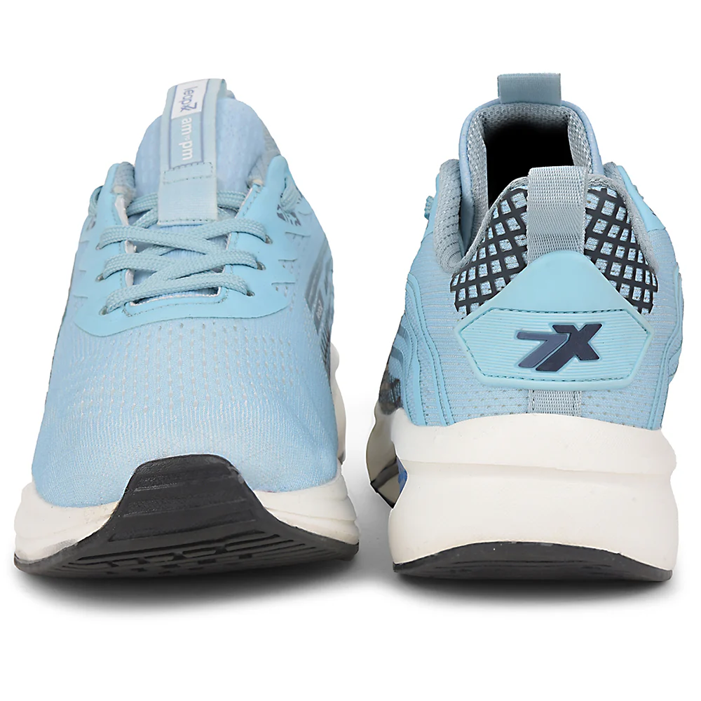 Leap7x Sky Blue Sports Lacing Running Shoes For Men KAPSTER-1 By Liberty - Image 6