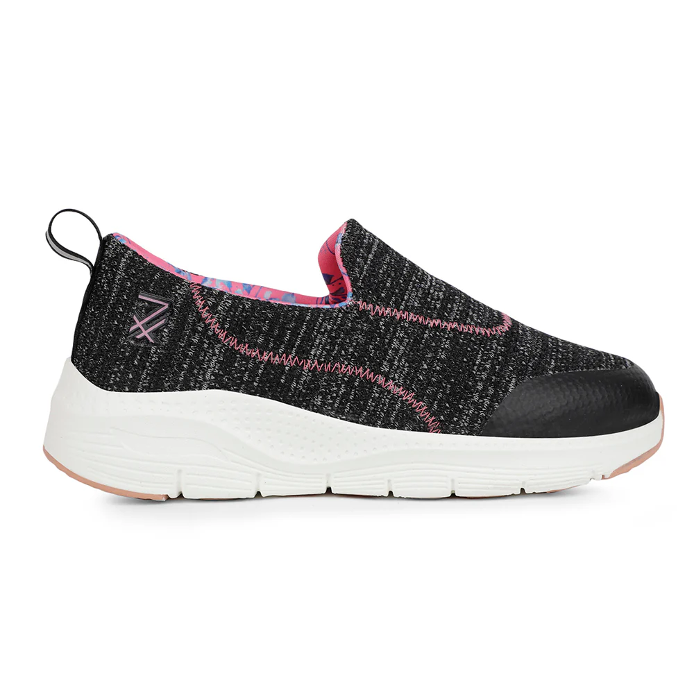 Leap7x Sports Black Walking Shoes For Women OLIVA-5 By Liberty - Image 2