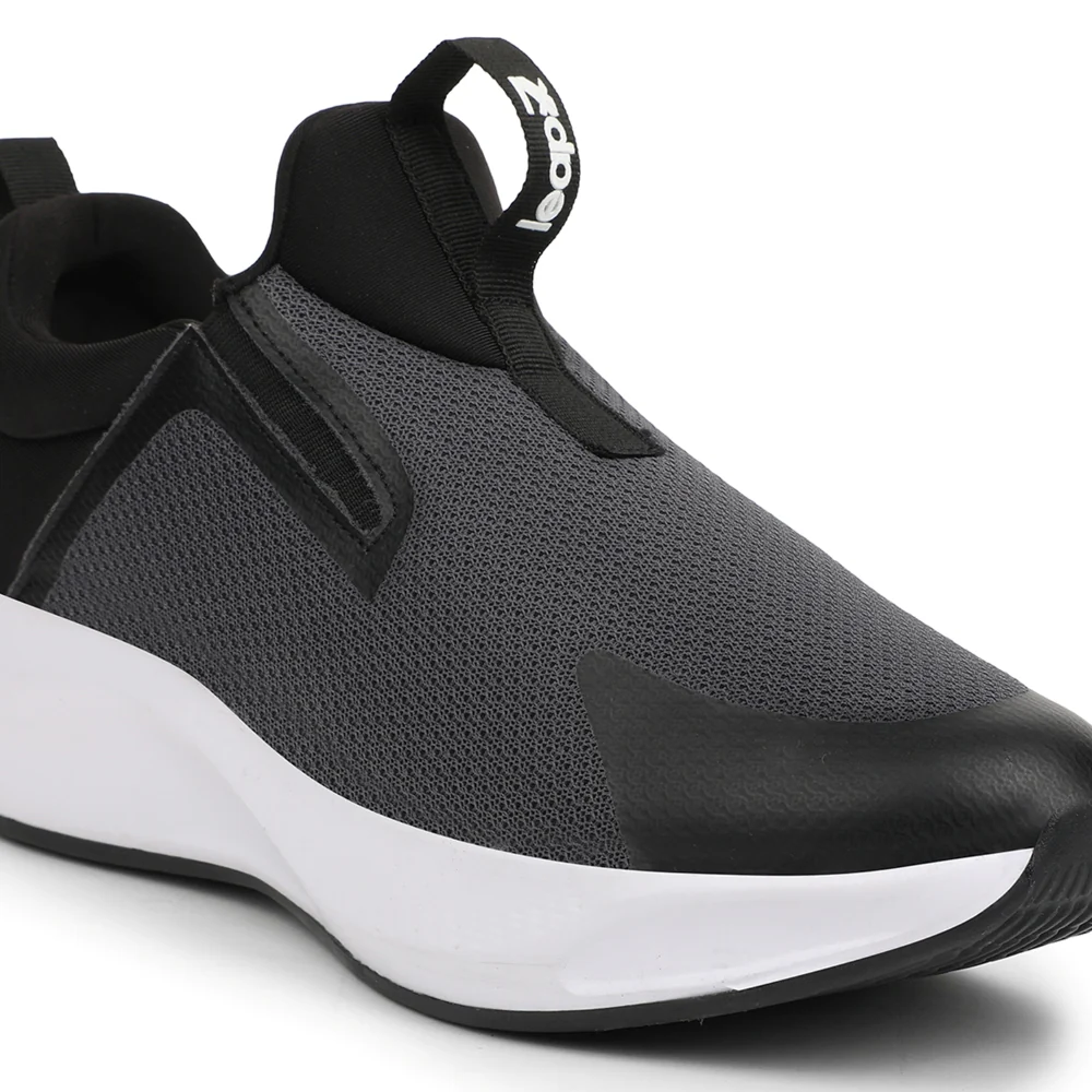 Leap7x Sports Dark Grey Walking Shoes For Mens REACTIVE-2 By Liberty - Image 5