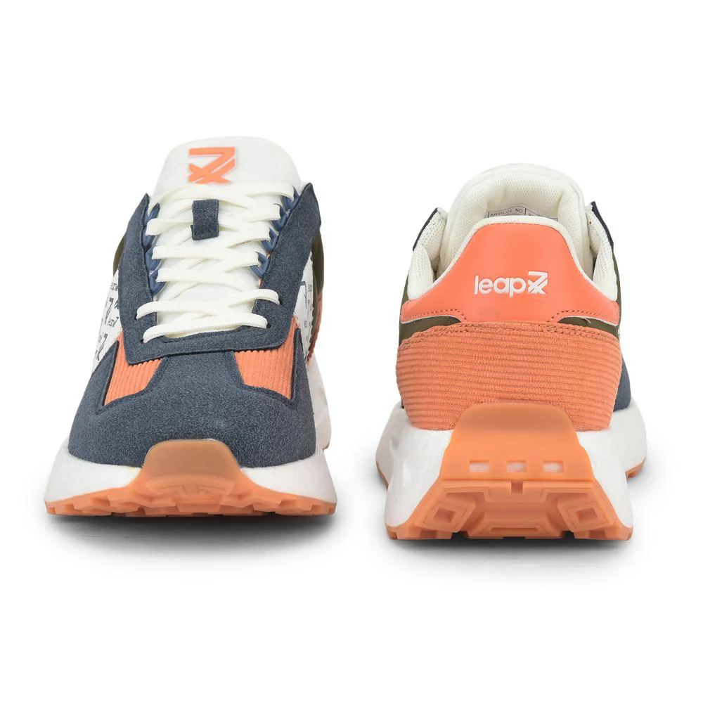 Leap7x Sports Lacing Running Shoes For Men (Blue) XL-TG-01 By Liberty - Image 4