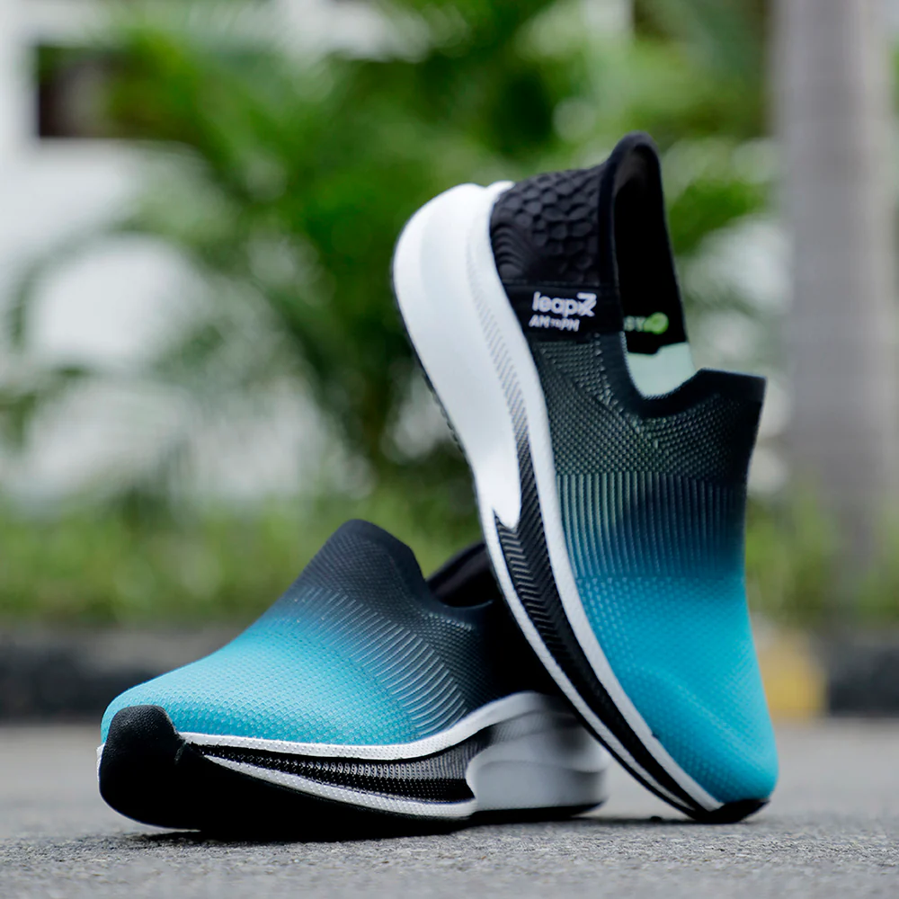 Leap7x Sports S. Green Walking Shoes For Mens EAZYGO-10 By Liberty - Image 4