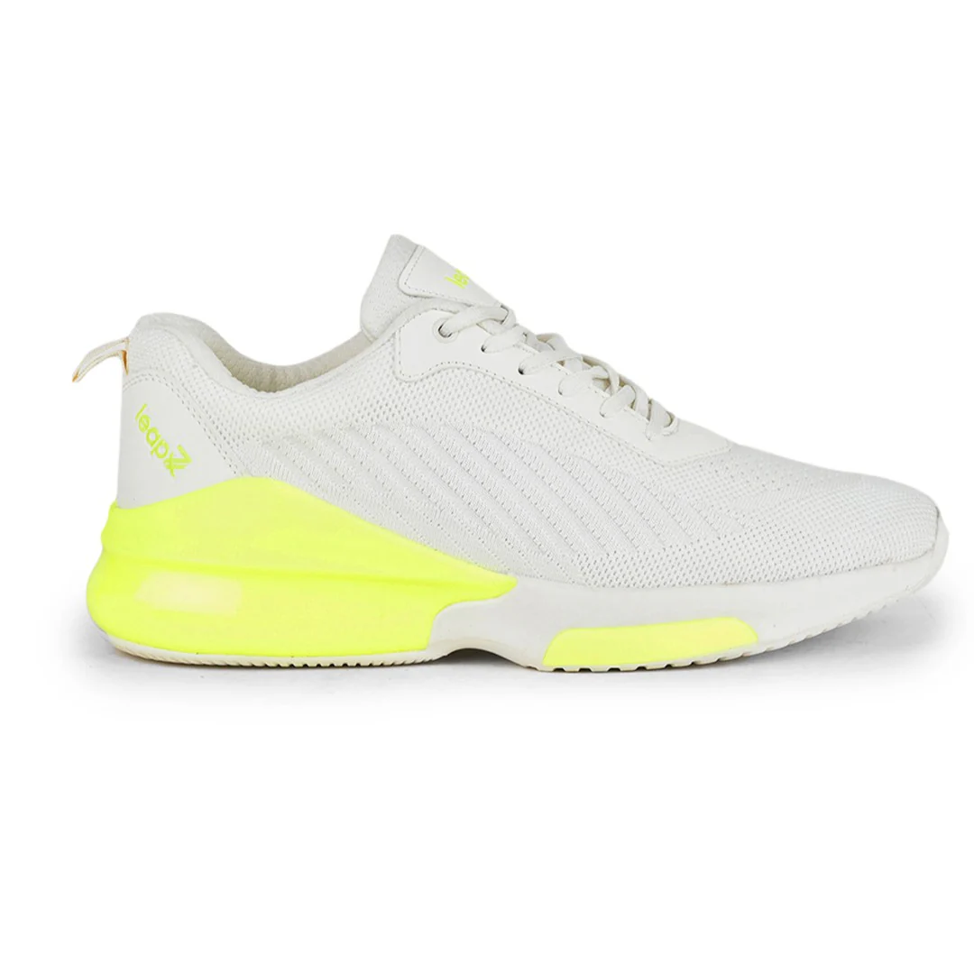 Leap7x VIRAT Men Off white Sports Lacing Shoes By Liberty - Image 2