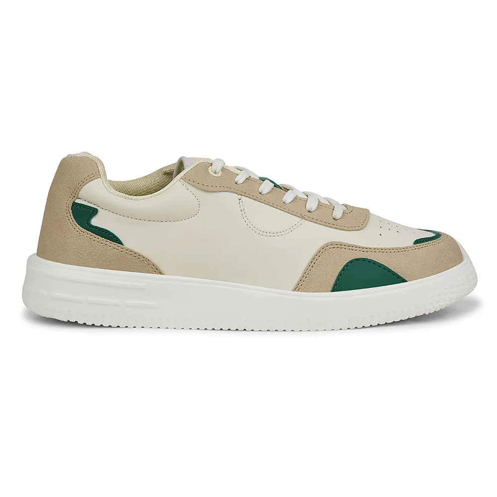 Leap7x White Casual Lacing Sneakers For Men AMAZER-3E By Liberty - Image 2
