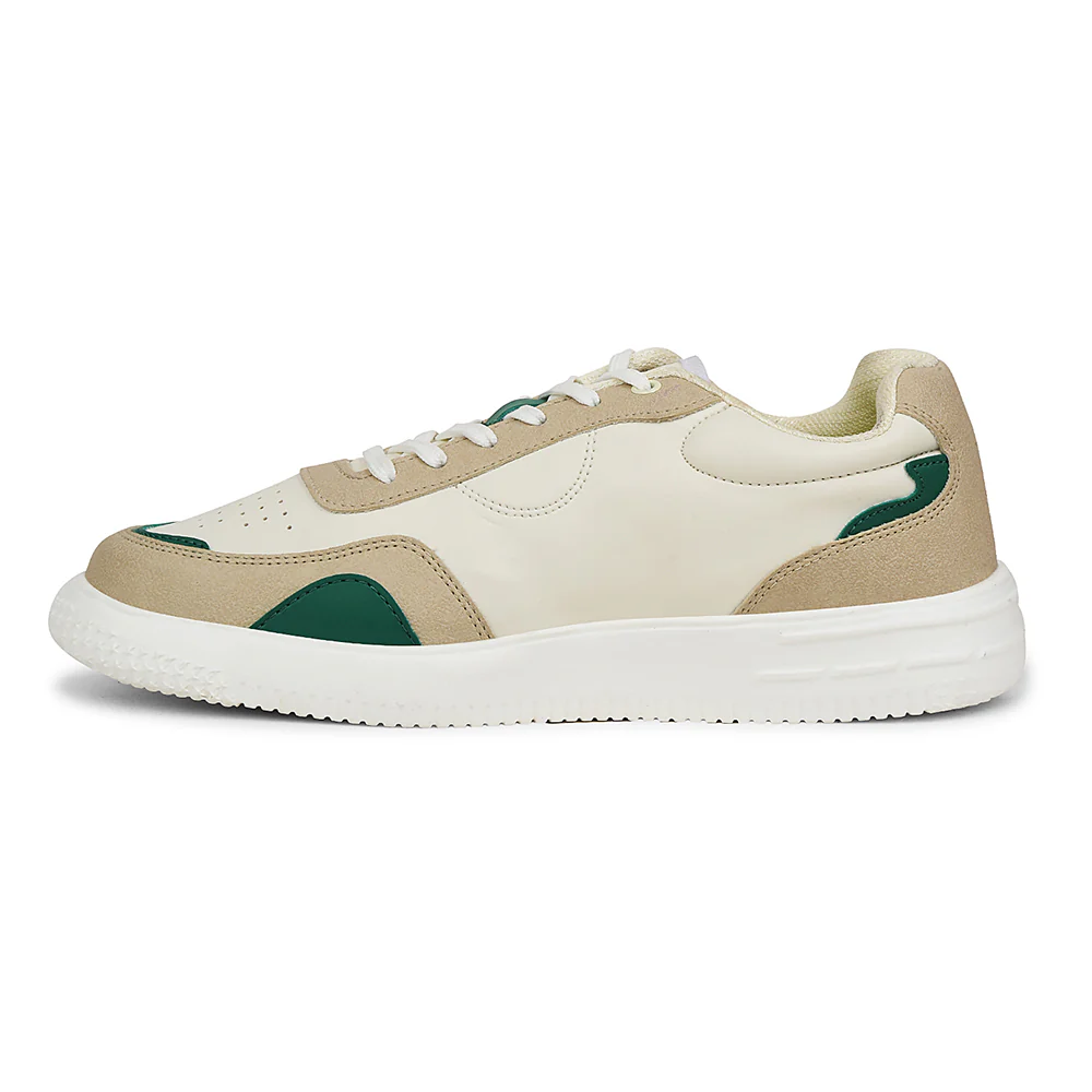 Leap7x White Casual Lacing Sneakers For Men AMAZER-3E By Liberty - Image 3