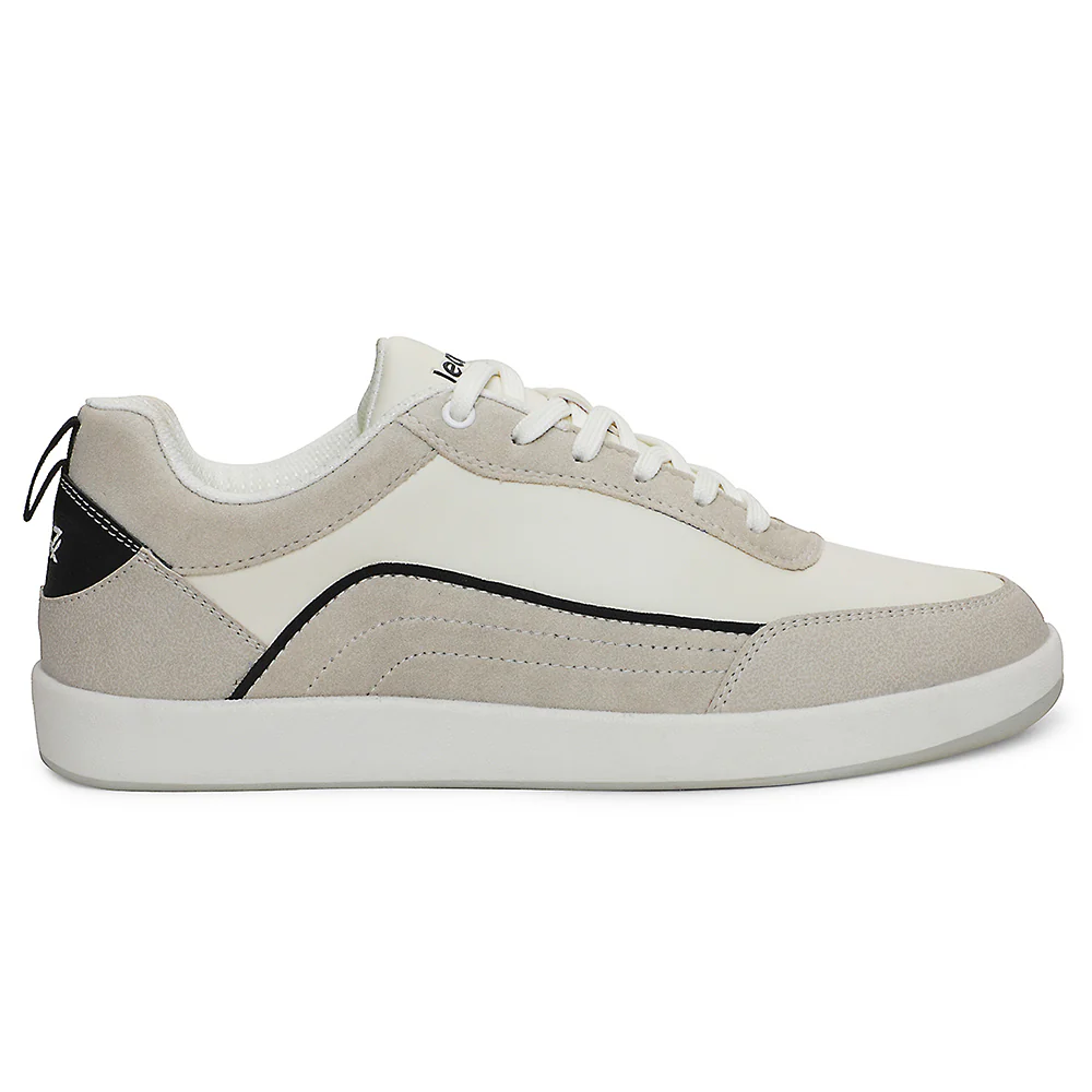 Leap7x White Casual Lacing Sneakers For Men CLASTO-2E By Liberty - Image 2