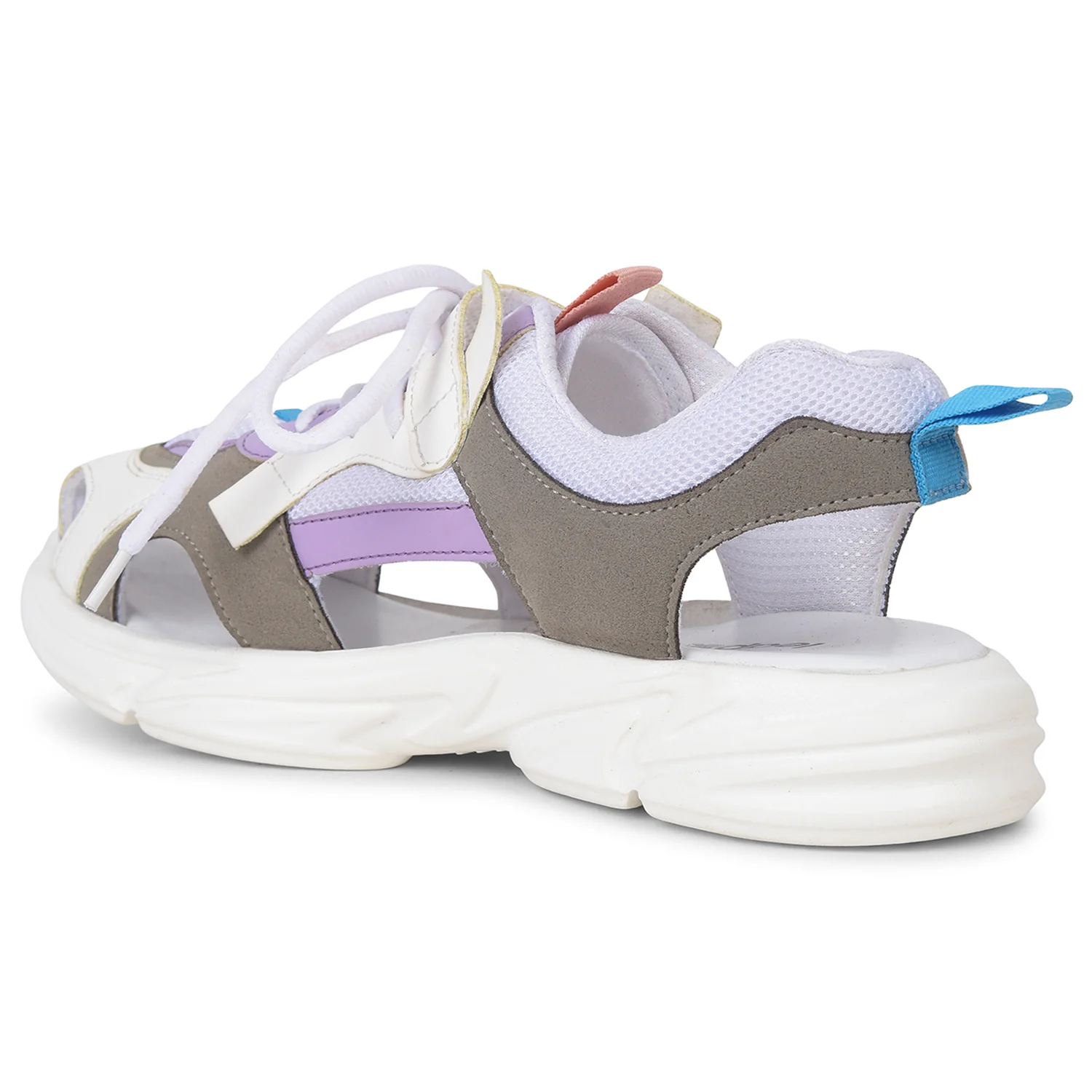 Leap7x White Casual Sandal For Kids CLOUDY-3E By Liberty - Image 6