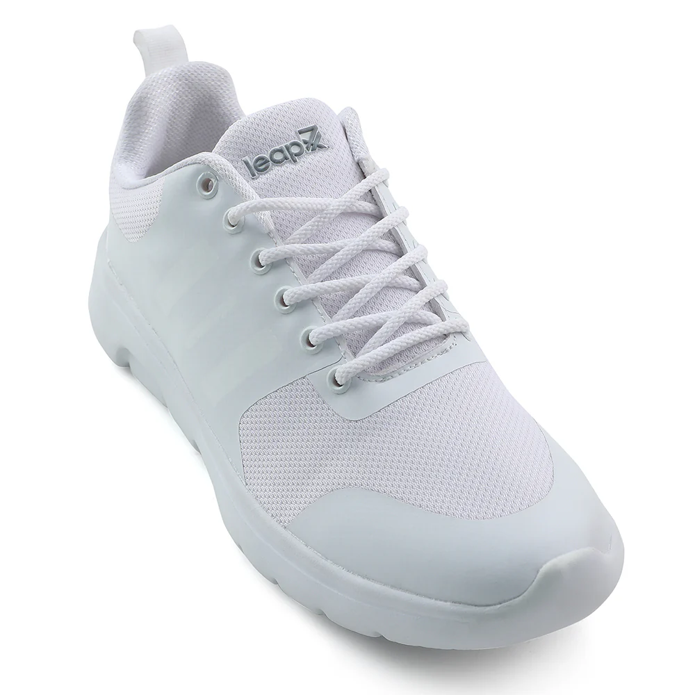 Leap7x White Lacing Casual / School Shoes For Men TRIVSKO-2E By Liberty
