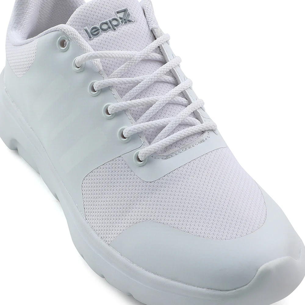 Leap7x White Lacing Casual / School Shoes For Men TRIVSKO-2E By Liberty - Image 5