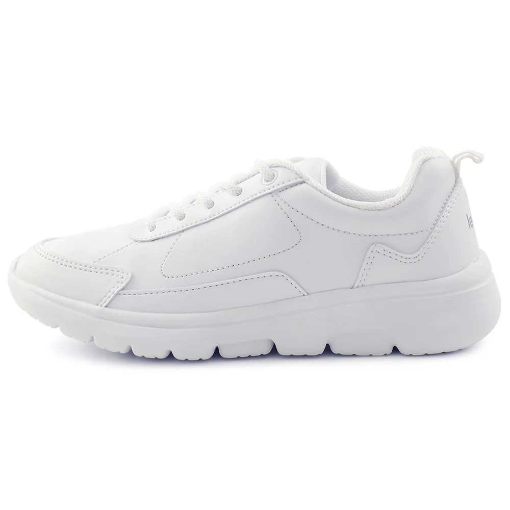 Leap7x White Lacing Uniform School Shoes For Kids SCHLSTAR-L By Liberty - Image 3