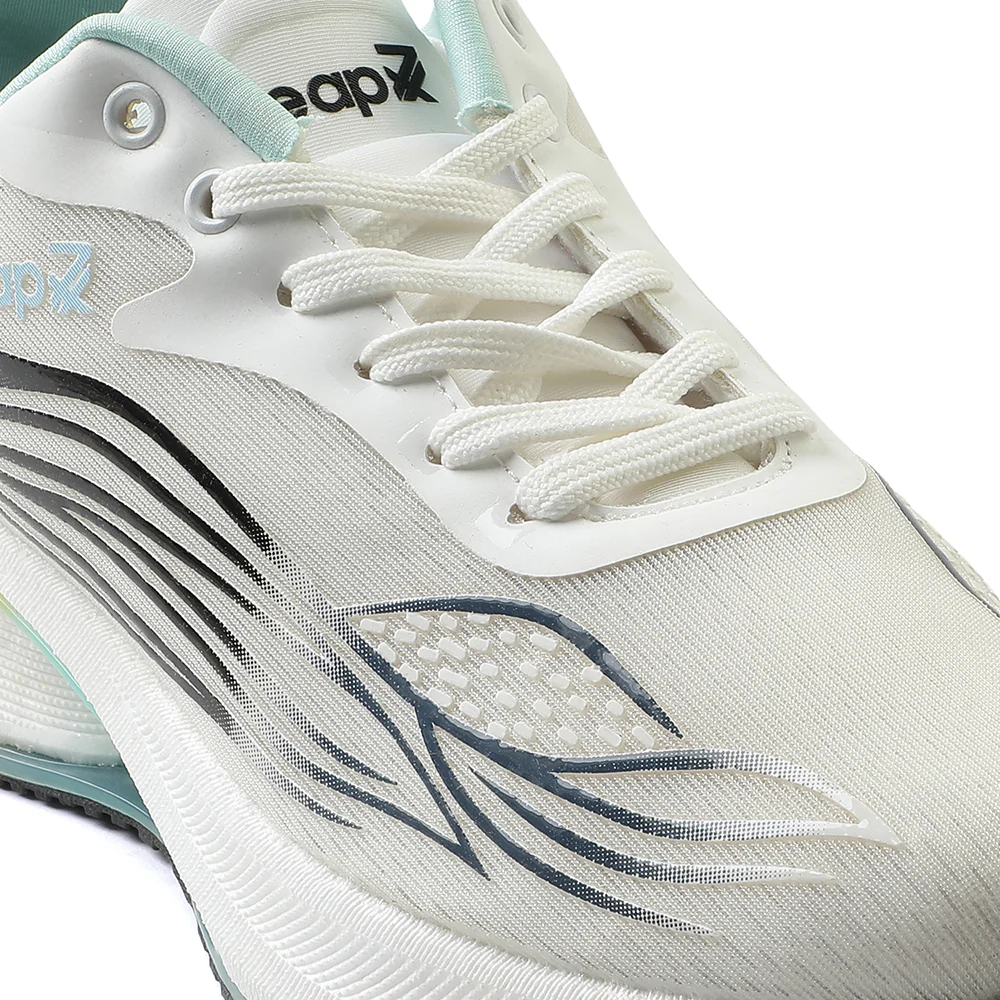 Leap7x White Sports Lacing Running Shoes For Men MOSCOW-2 By Liberty - Image 6