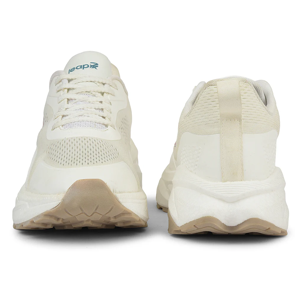 Leap7x White Sports Lacing Running Shoes For Men XLM-04 By Liberty - Image 6