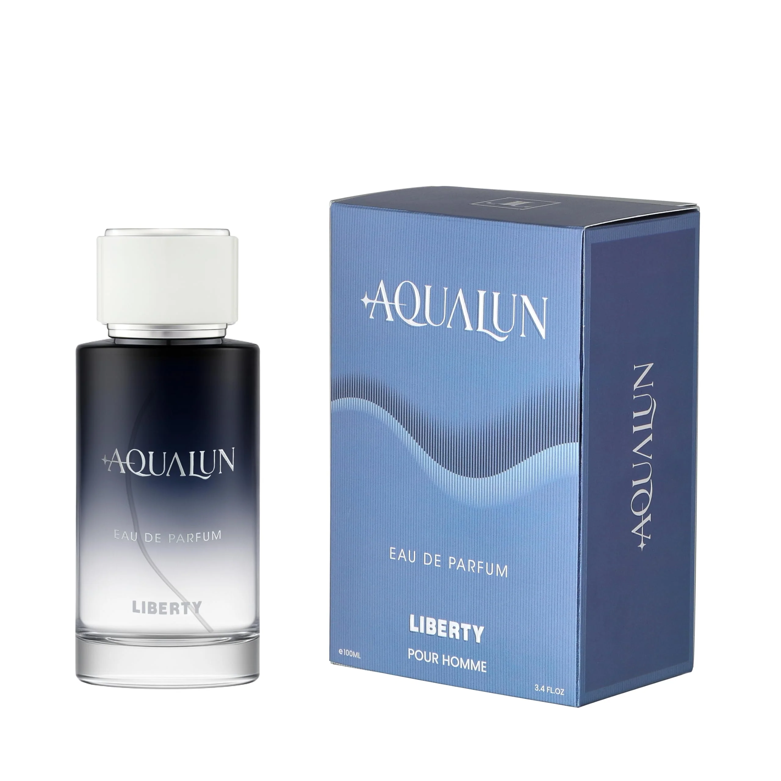 Liberty Luxury Aqualun Perfume For Men (100ml), Eau De Parfum (EDP), Long Lasting Smell - Image 2