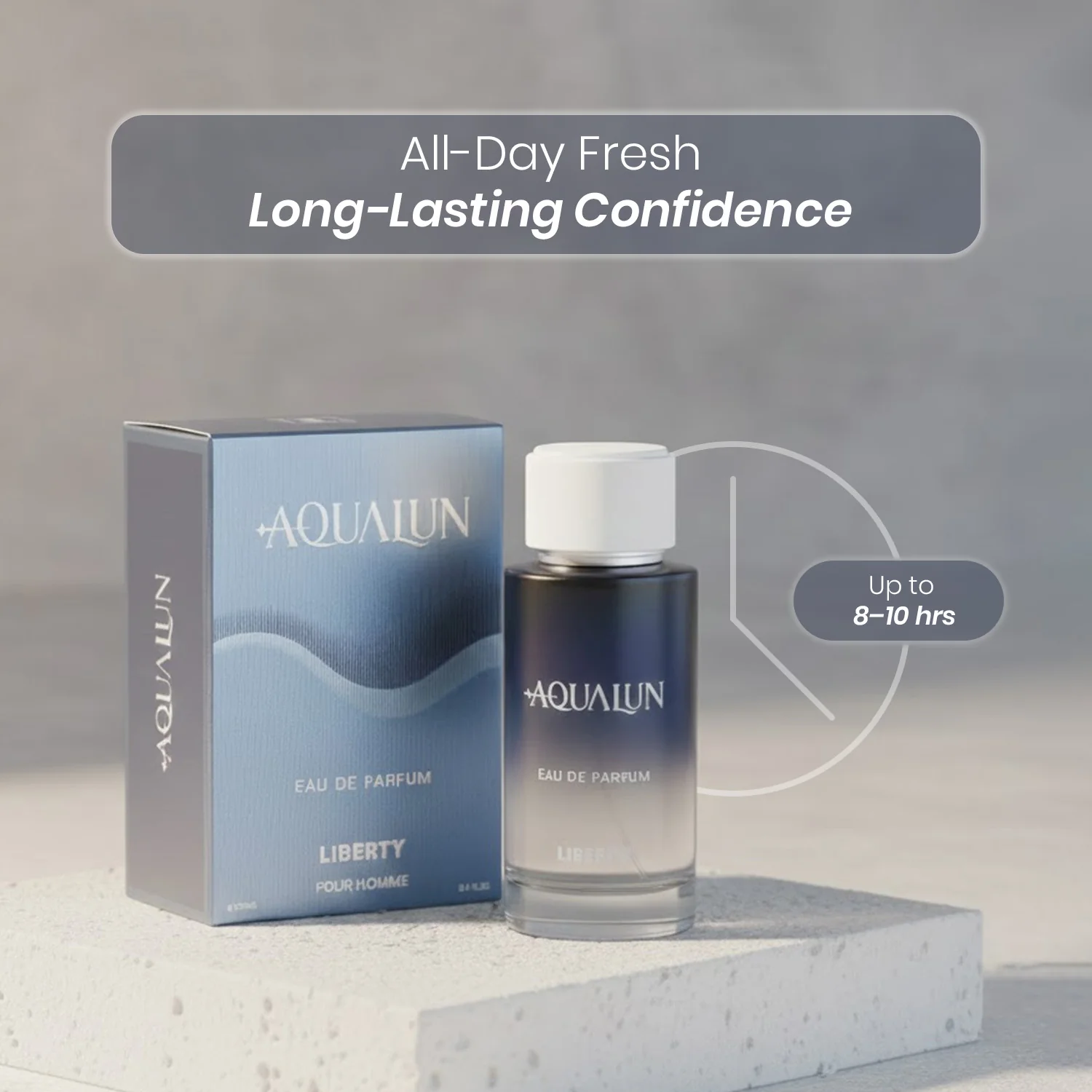 Liberty Luxury Aqualun Perfume For Men (100ml), Eau De Parfum (EDP), Long Lasting Smell - Image 4