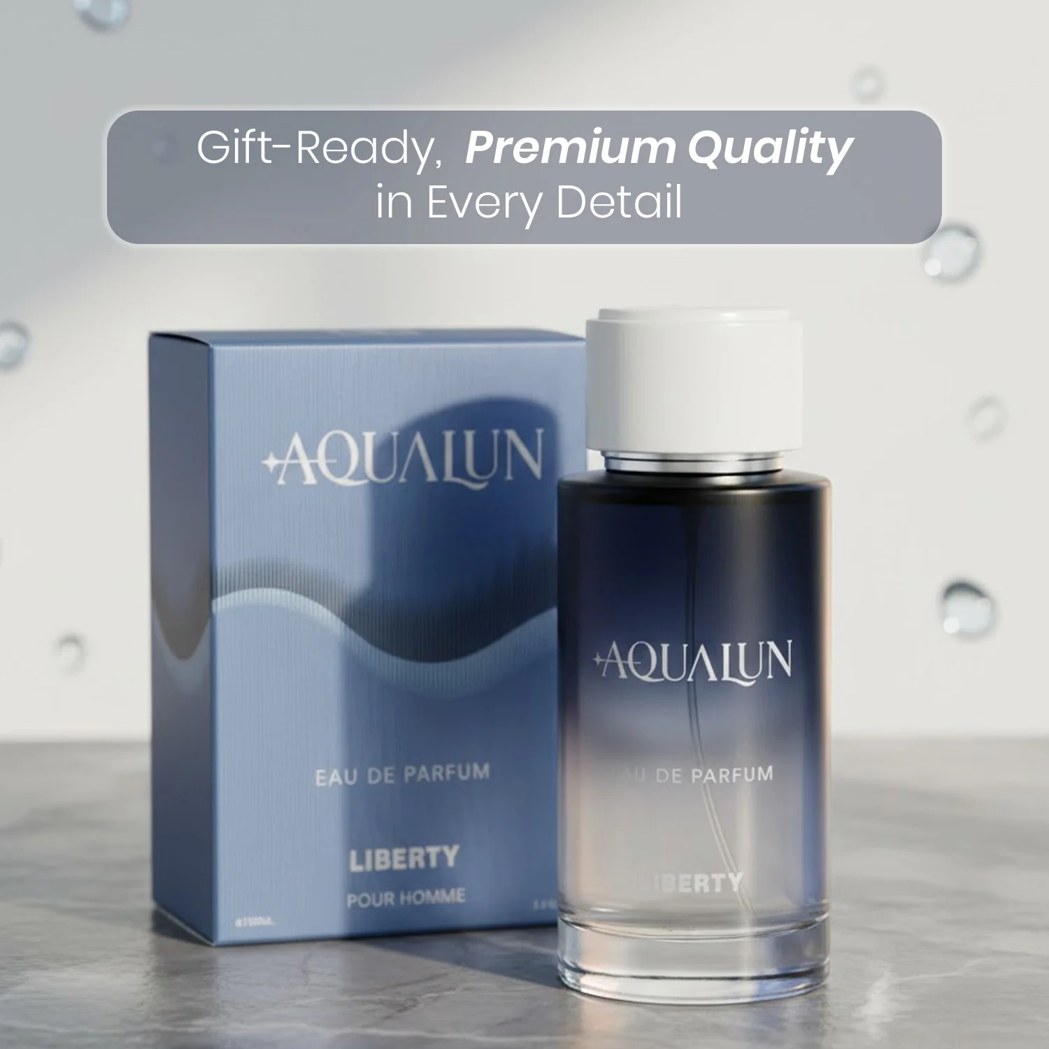 Liberty Luxury Aqualun Perfume For Men (100ml), Eau De Parfum (EDP), Long Lasting Smell - Image 7