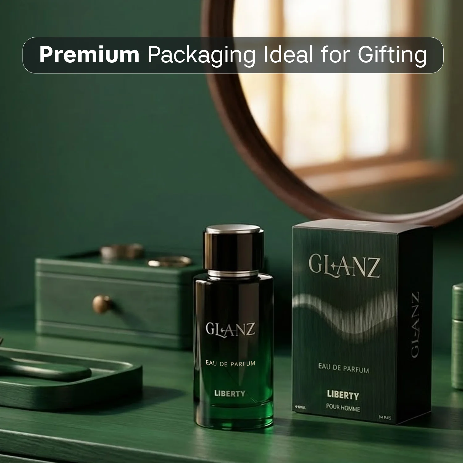 Liberty Luxury Glanz Pour Homme Perfume For Men (100ml), Eau De Parfum (EDP), Long Lasting Smell - Image 6