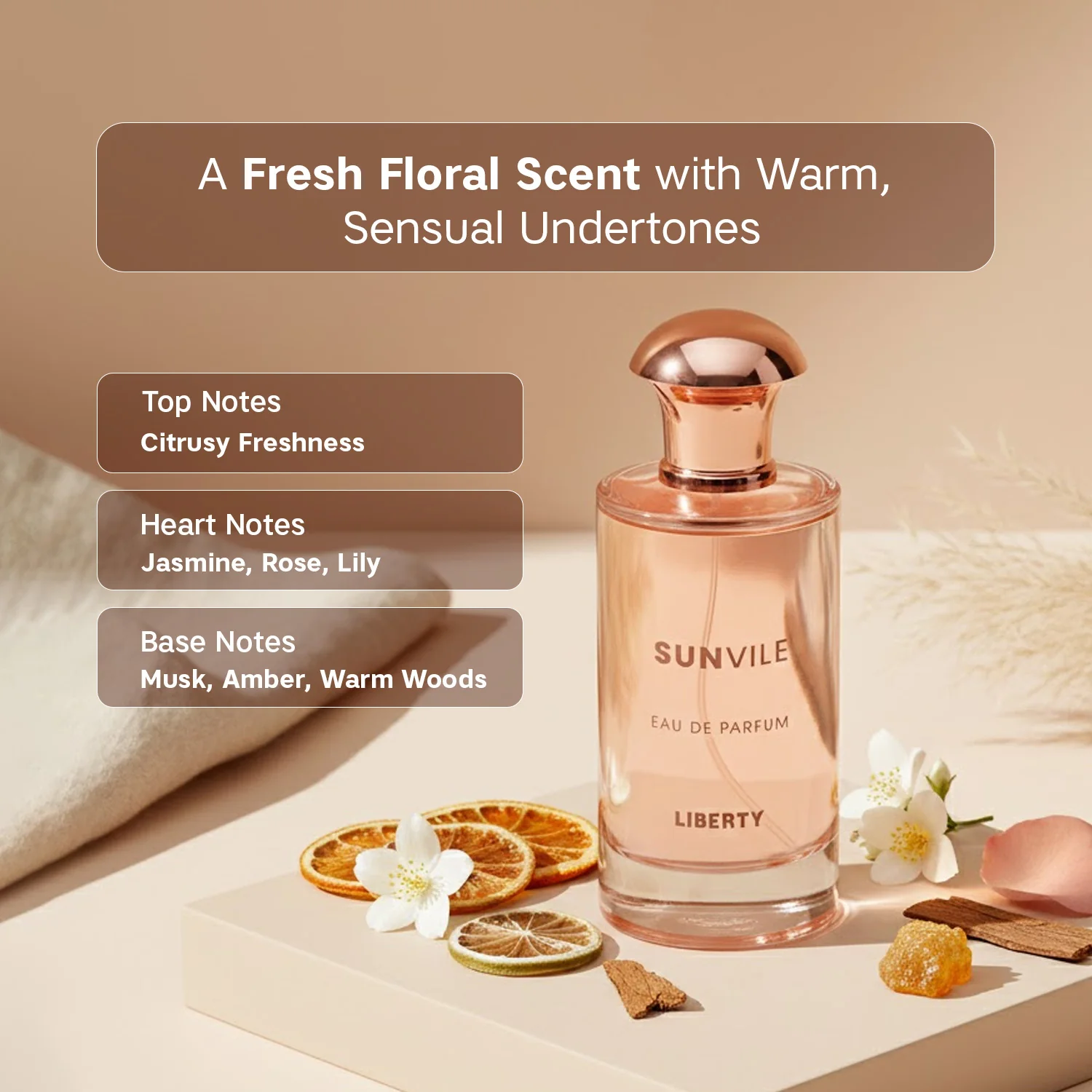 Liberty Luxury Sunvile Unisex Perfume (100ml), Eau De Parfum (EDP), Long Lasting Smell - Image 2