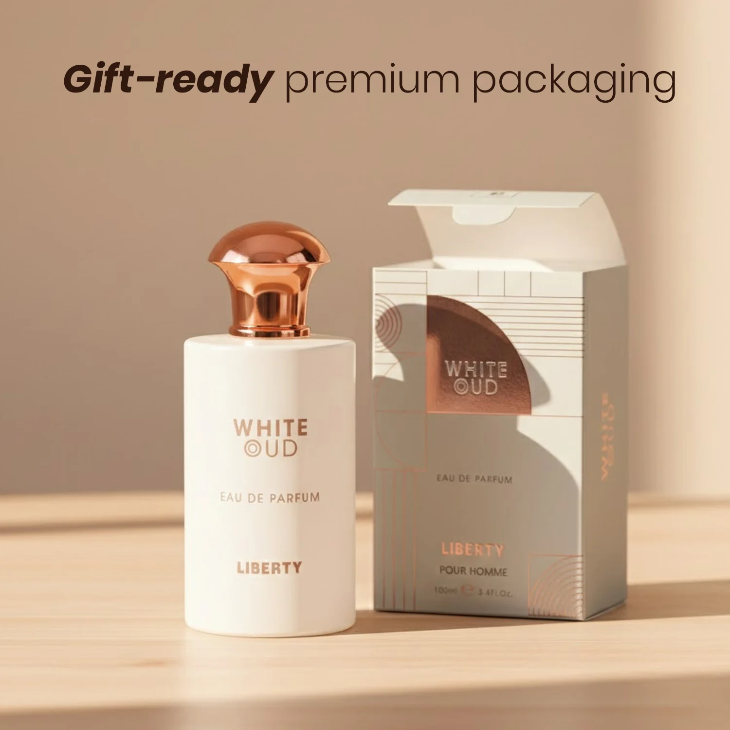Liberty Luxury WhiteOud Perfume For Men (100ml), Eau De Parfum (EDP), Long Lasting Smell - Image 8
