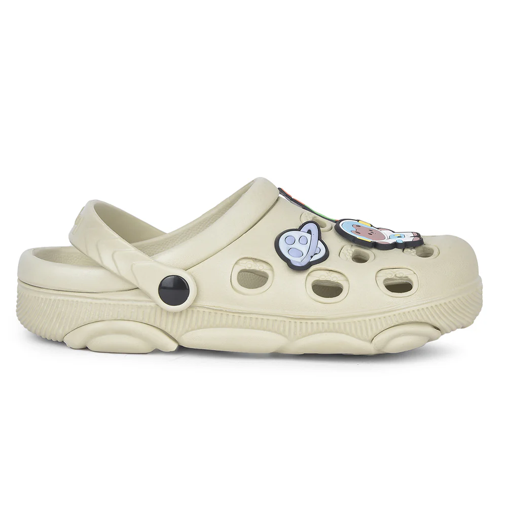 Lucy & Luke Beige Slingback Clogs For Kids LPMXT-K834 By Liberty - Image 2