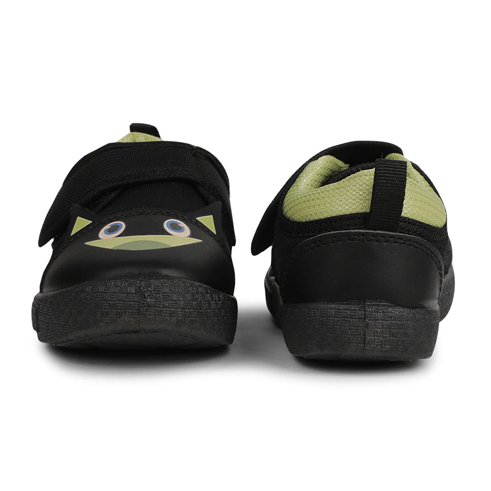 Lucy & Luke Black Casaul Non Lacing Shoes For Kids BASTIAN-60 By Liberty - Image 6