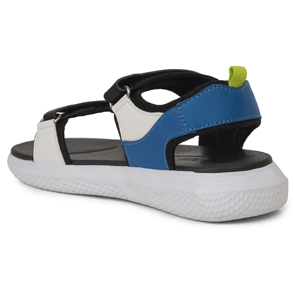 Lucy & Luke Black Casual Sandal For Kids HIPPO-99 By Liberty - Image 4
