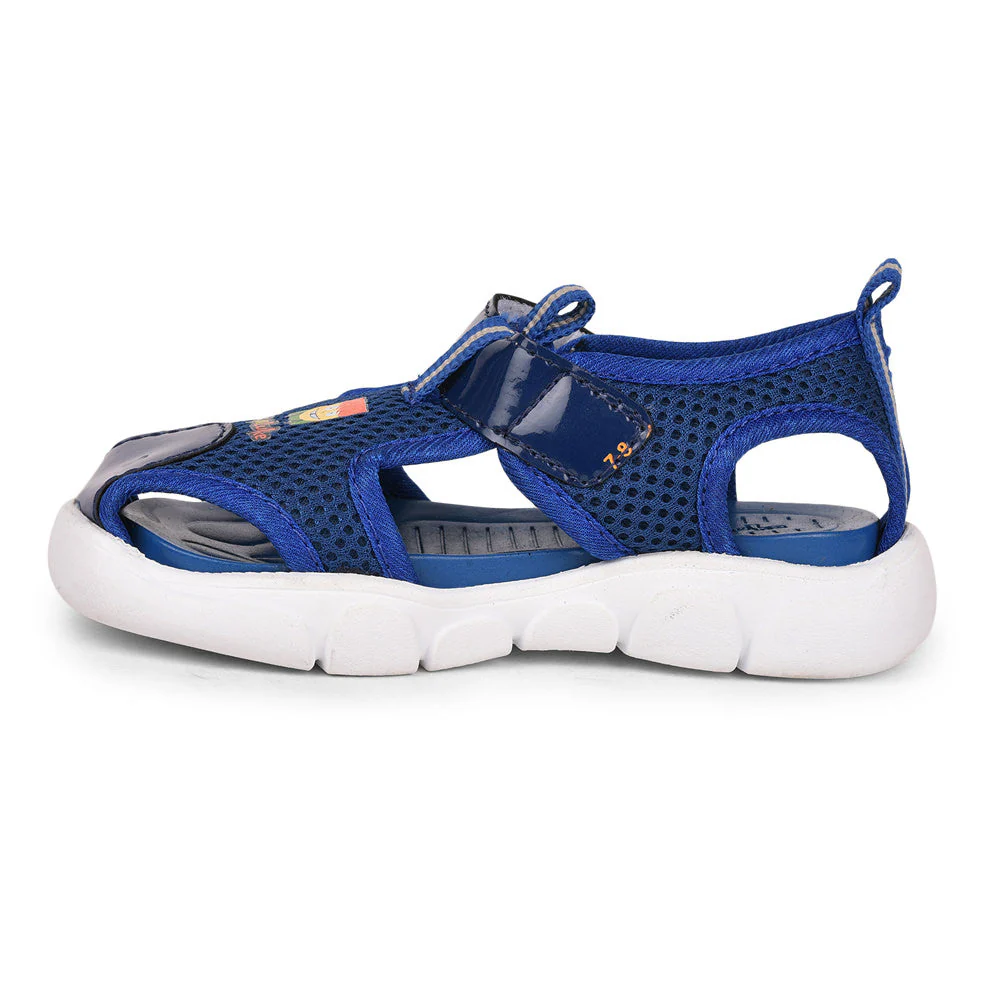 Lucy & Luke (Blue) Casual Sandal For Kids FLYNN-29 By Liberty - Image 3