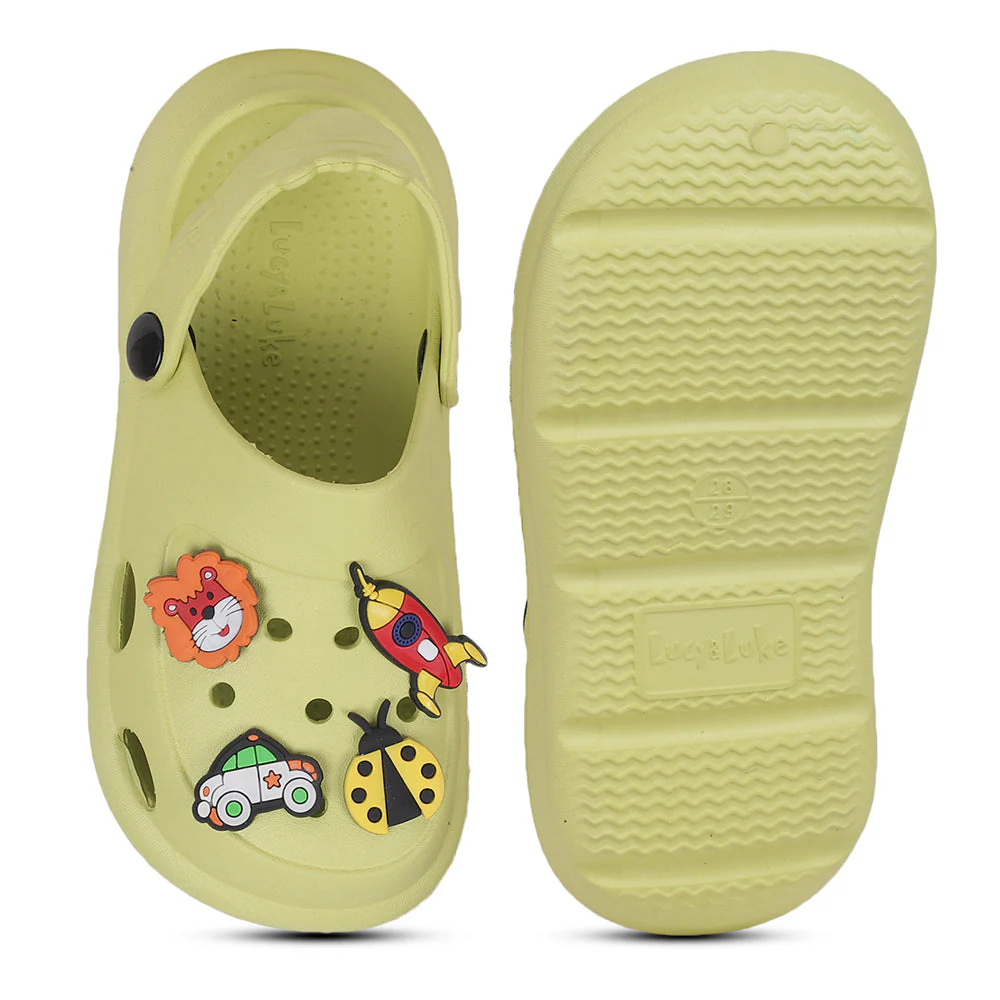 Lucy & Luke By Liberty ALEX Kids Green Clogs - Image 6