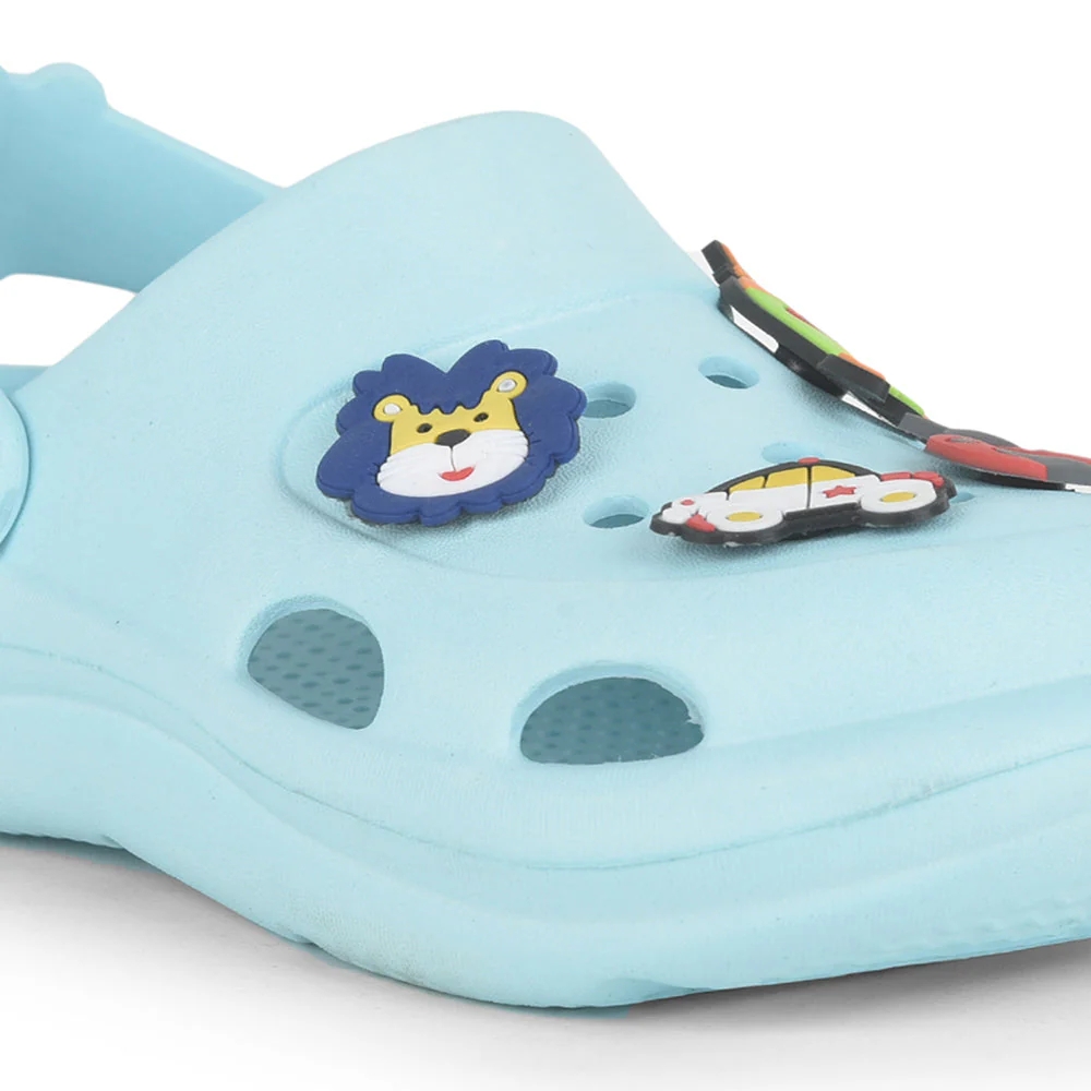 Lucy & Luke By Liberty ALEX Kids Sky Blue Clogs - Image 6