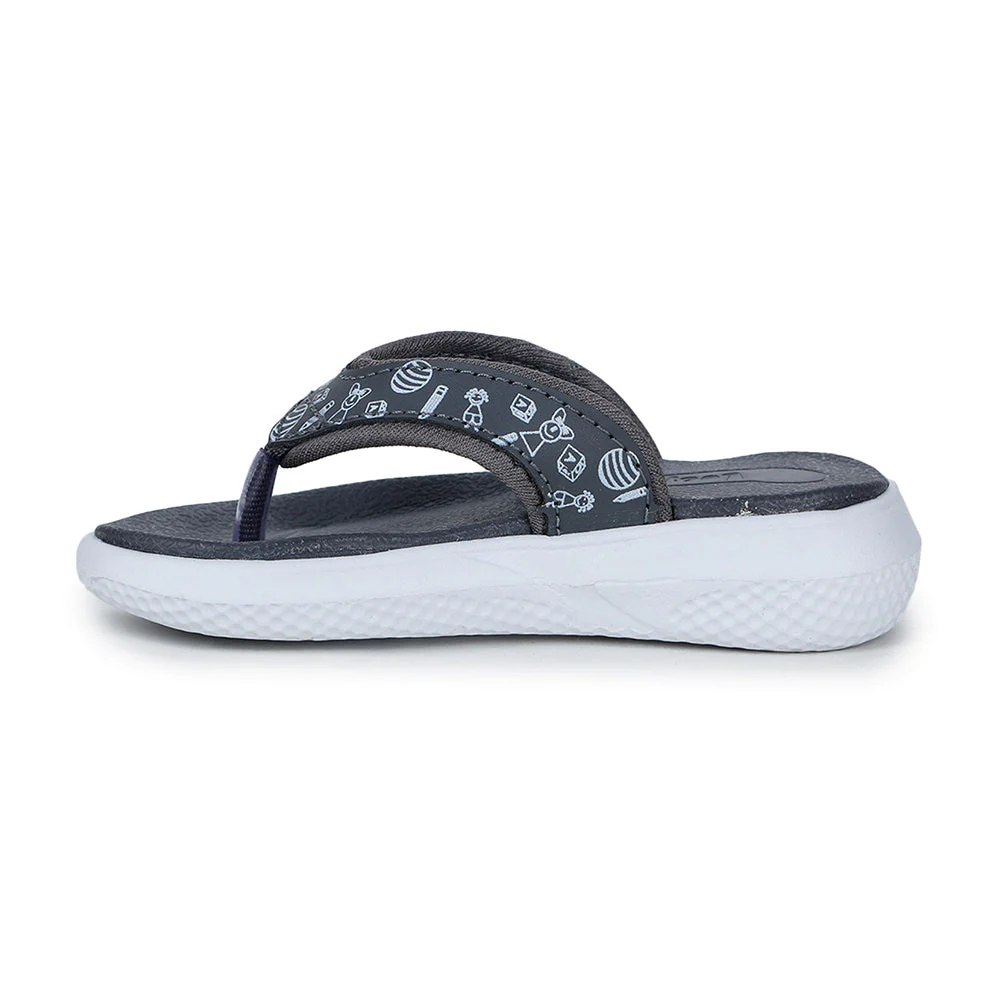 Lucy & Luke By Liberty HIPPO-9T Grey Casual Flip-Flop For Kids - Image 2