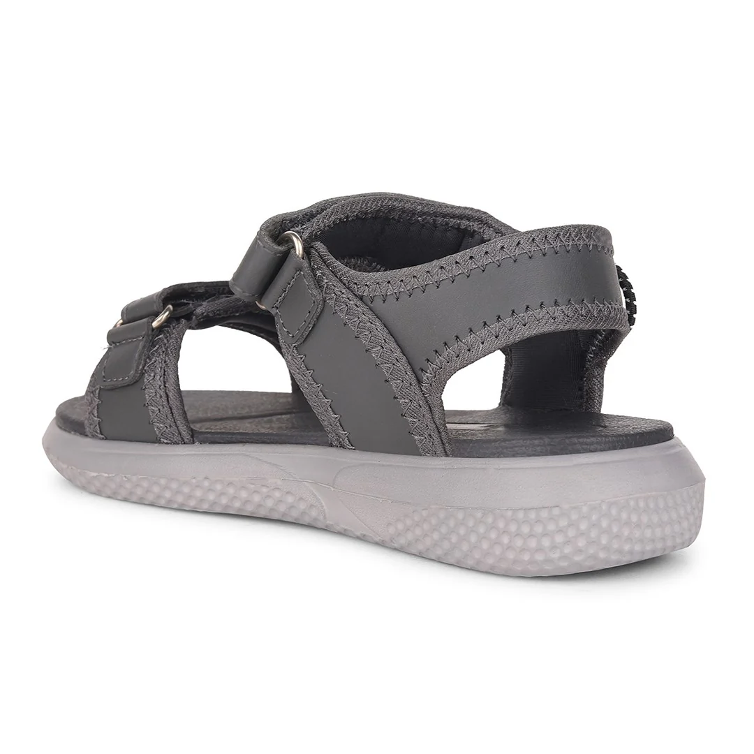 Lucy & Luke By Liberty Kids HIPPO-53 Grey Casual Sandal - Image 6