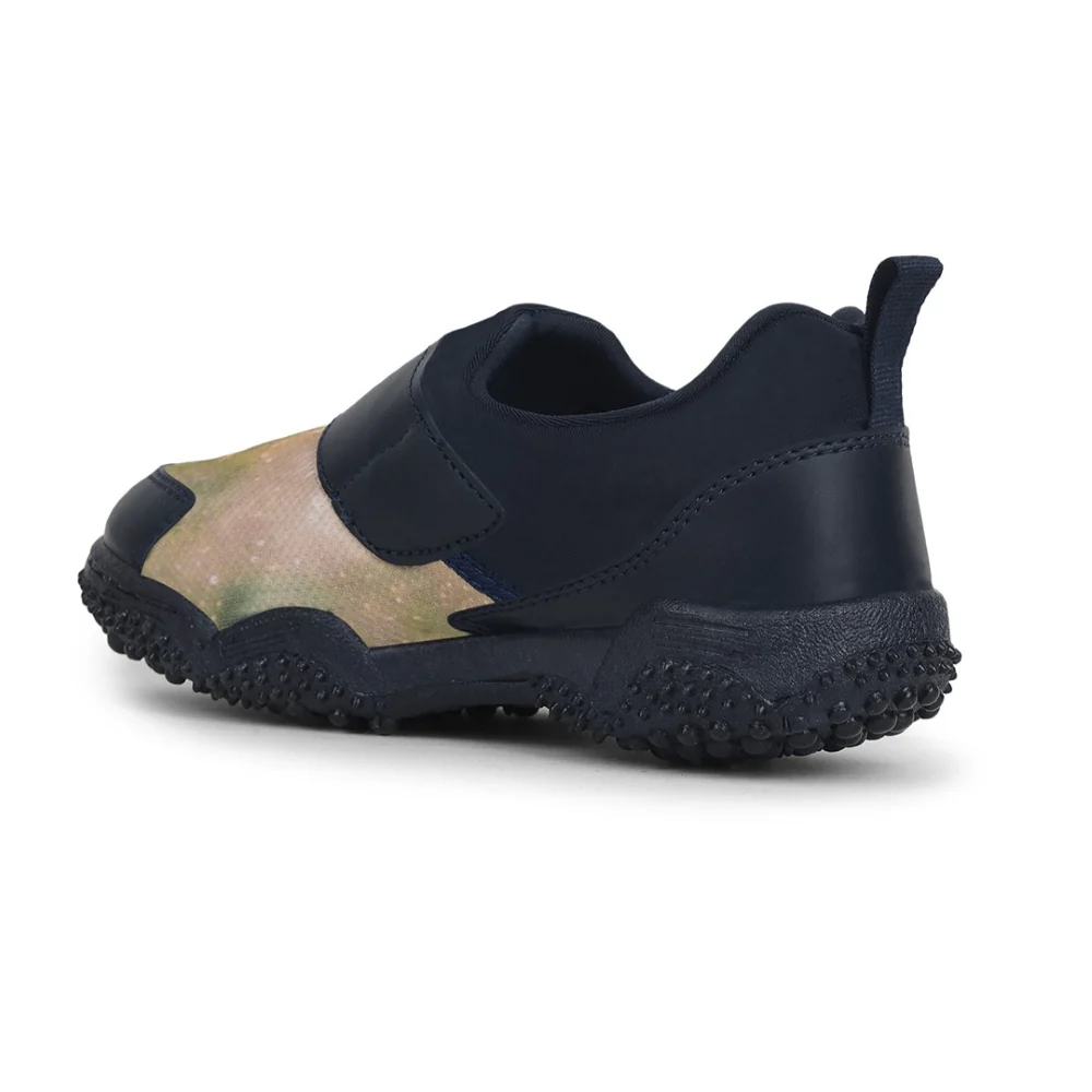 Lucy & Luke Casual Green Non Lacing Shoes For Kids 8005-50E By Liberty - Image 3