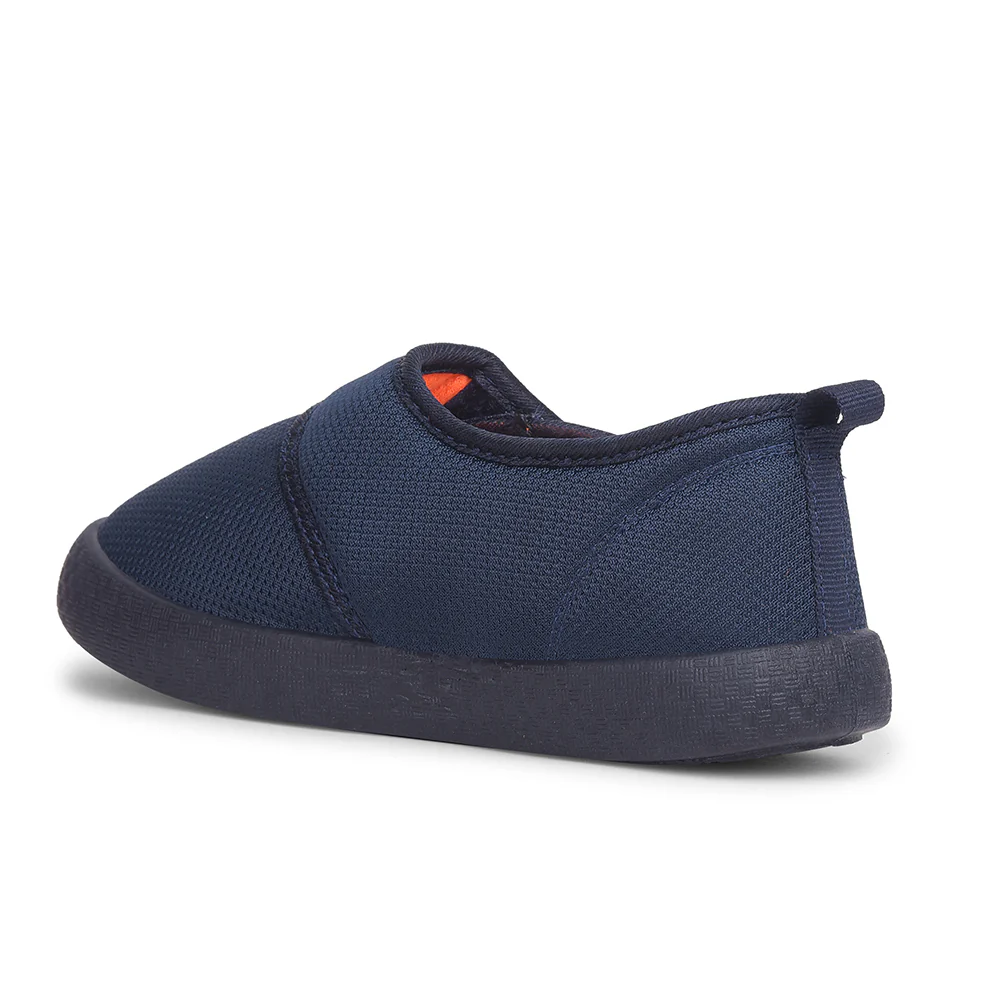 Lucy & Luke Casual Navy Blue Non Lacing Shoes For Kids BASTIAN82E By Liberty - Image 6