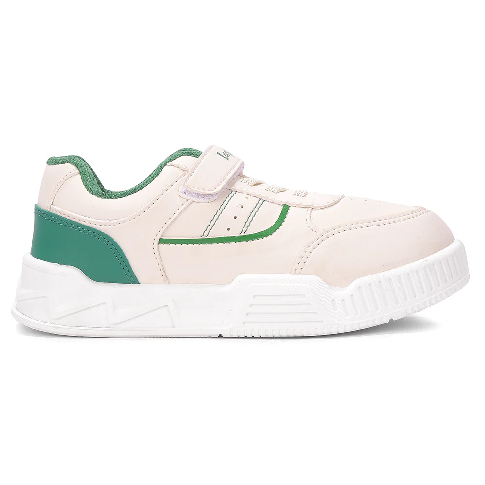 Lucy & Luke COSMO-8E White Casual Non lacing Sneakers for Kids by Liberty - Image 3